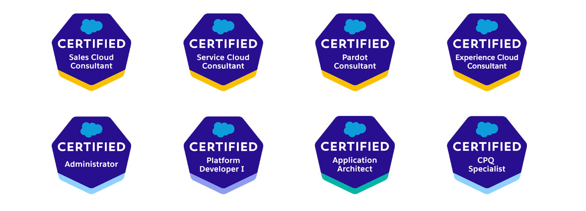 Nos certifications Salesforce