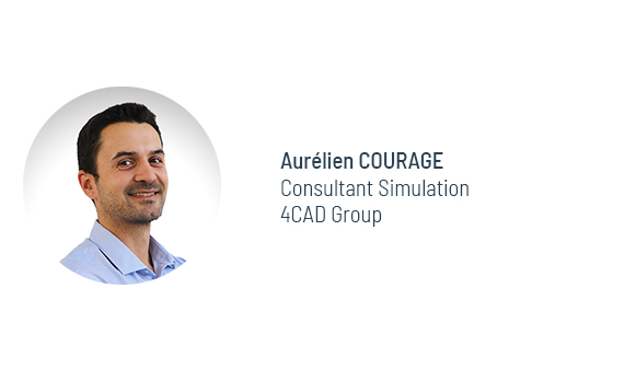 Aurélien Courage, consultant Simulation chez 4CAD Group 