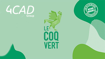 [GROUPE] 4CAD Group rejoint le Coq Vert de la BPI & confirme son engagement écologique