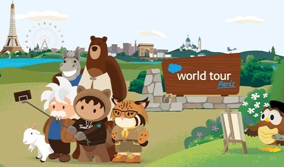 4CAD Group était présent au Salesforce World Tour Paris 2023
