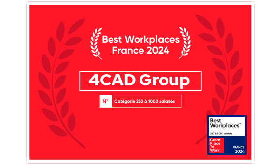 4CAD Group 15ème Best Workplace France 2024