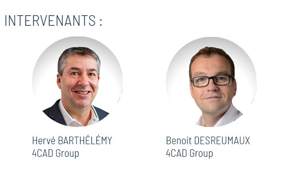 Webinar Smart Assembly avec nos 2 experts CAO : Hervé Barthélémy et Benoît Desreumaux