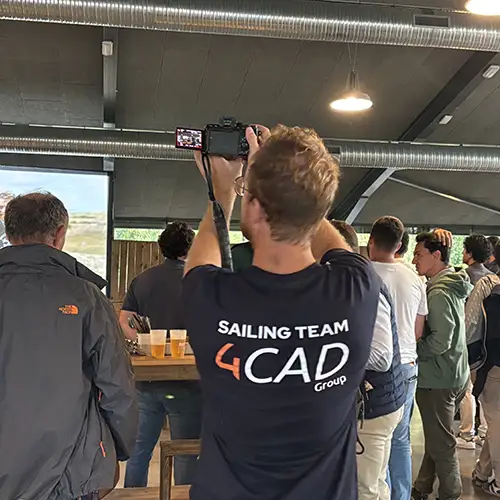 Imoca Tour organisé par 4CAD Group avec la team de Benjamin Dutreux à Bordeaux