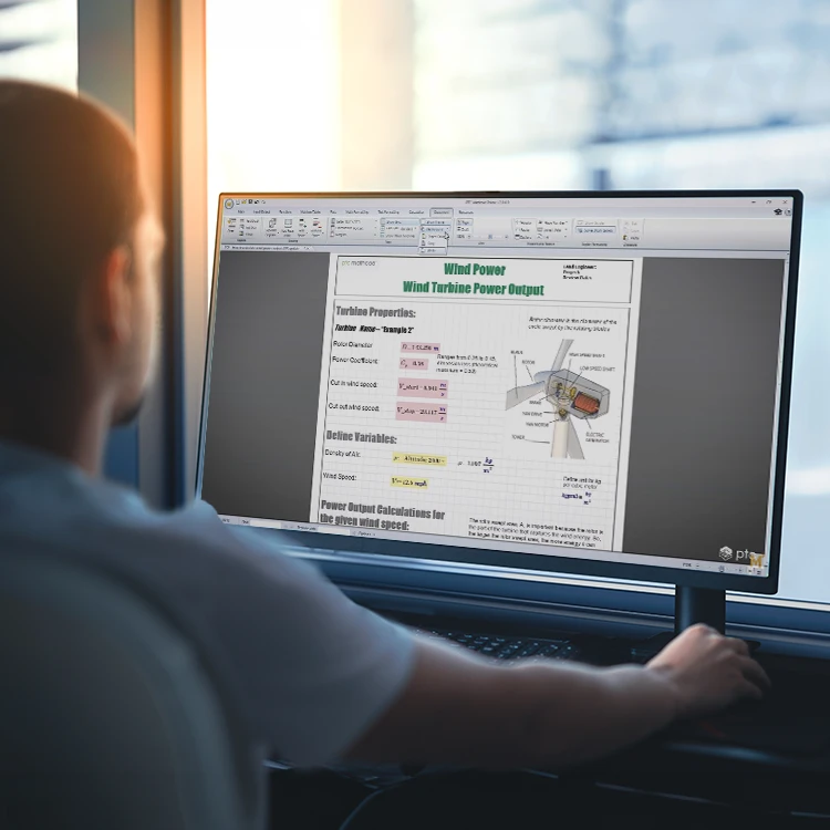 logiciel de calcul Mathcad Prime 12