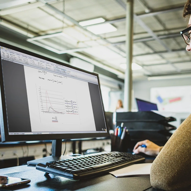 Graphique généré dans Mathcad illustrant des calculs d’ingénierie et l’analyse de données techniques