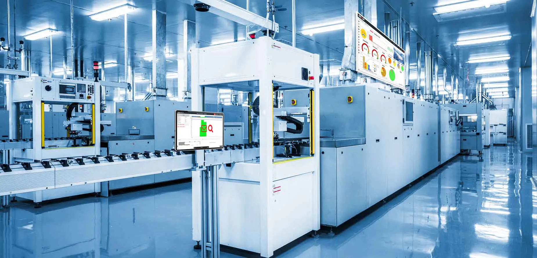 Usine intelligente au Québec qui a numérisé son plancher et suit son TRS / OEE avec des écrans et un logiciel MES